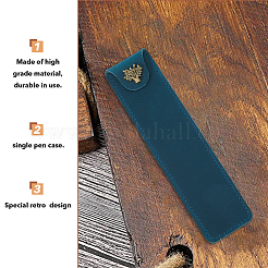 Crazy Horsehide Pen Sleeve Pouch&nbsp;AJEW-WH0314-16A