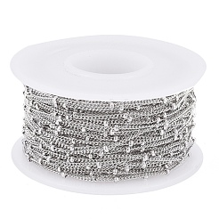 Tarnish Resistant 304 Stainless Steel Curb Chains&nbsp;CHS-I003-A01-A-P