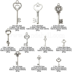 20Pcs 10 Style Tibetan Style Alloy Pendants&nbsp;TIBE-YW0001-34