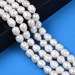 Natural Cultured Freshwater Pearl Beads Strands&nbsp;X1-PEAR-N012-07C