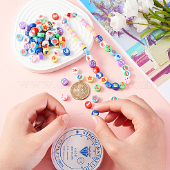200Pcs Handmade Polymer Clay Beads&nbsp;CLAY-CJ0001-52