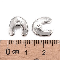 Letter Slider Beads for Watch Band Bracelet Making&nbsp;ALRI-O012-U-NR