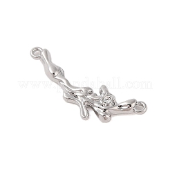 Alloy Crystal Rhinestone Branch Links Connector Charms&nbsp;FIND-Z053-06P