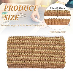 Polyester Braided Ribbons&nbsp;OCOR-WH0070-17A