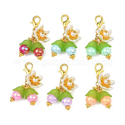 Flower Acrylic Pendant Decorations&nbsp;HJEW-JM04807