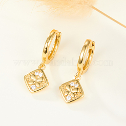 S925 Silver Butterfly Diamond Pendant Earrings Countryside Cute Ear Jewelry&nbsp;FM5760