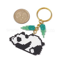 Glass Seed Beads Keychain&nbsp;KEYC-MZ00003