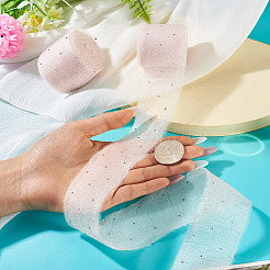 2Rolls Polyester Hot-fix Rhinestone Raw Edges Ribbon&nbsp;OCOR-TA0003-95F