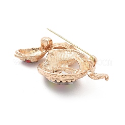 Snake Alloy Rhinestone Brooches&nbsp;LS-JEWB-E041-03KCG