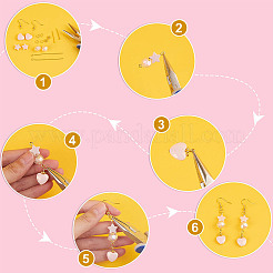 DIY Beaded Earring Making Kit&nbsp;DIY-PH0010-92B