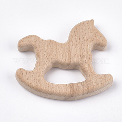 Undyed Beech Wood Cabochons&nbsp;WOOD-T015-41
