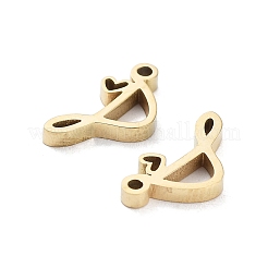 304 Stainless Steel Charms&nbsp;STAS-M327-02G-P