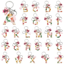Resin & Acrylic & Faux Suede Tassel Keychain&nbsp;KEYC-YW00125-01