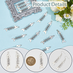 24Pcs Tibetan Style Alloy Pendants&nbsp;FIND-SC0021-15