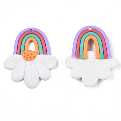 Handmade Polymer Clay Pendants&nbsp;CLAY-N010-053