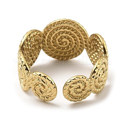 304 Stainless Steel Open Cuff Rings&nbsp;RJEW-Z018-31G