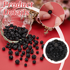 120Pcs 3 Styles Handmade Polymer Clay Disco Ball Beads&nbsp;FIND-PH0022-09A