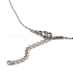 Non-Tarnish 10Pcs 304 Stainless Steel Serpentine Chain Necklaces Set&nbsp;NJEW-K254-01P