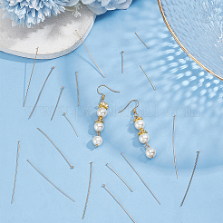 200Pcs 10 Styles Brass Ball Head Pins&nbsp;KK-PH0006-46