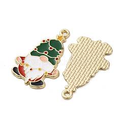 Christmas Alloy Enamel Pendants&nbsp;X-ENAM-V002-02J-G