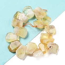 Heated Natural Citrine Beads Strands&nbsp;G-P528-K07-01