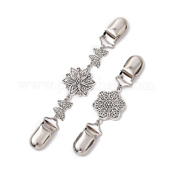 2Pcs Alloy & Iron Cardigan Clips&nbsp;JEWB-BR00183