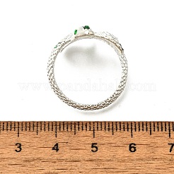 Alloy Enamel Snake Wrap Cuff Rings&nbsp;LS-RJEW-Q014-01S