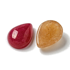 Dyed Natural White Jade Cabochons&nbsp;G-Q173-02B-11