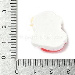 Strawberry Bear Theme Opaque Resin Cabochons&nbsp;CRES-D301-01E