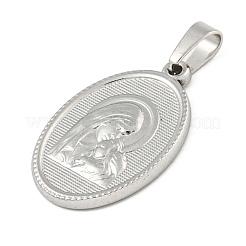 Non-Tarnish 304 Stainless Steel Pendants&nbsp;STAS-B071-02A-01P
