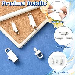 3Pcs 3 Styles Stainless Steel Bayonet Clasps&nbsp;STAS-CJ0003-61