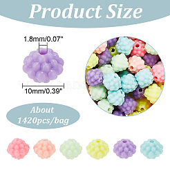 Opaque Plastic Beads&nbsp;KY-WH0046-64