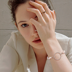 50Pcs Tibetan Style Alloy Linking Rings&nbsp;FIND-UN0002-01AS