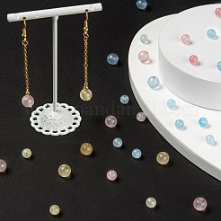 30Pcs 2 Style Natural White Jade Beads&nbsp;G-FS0001-77