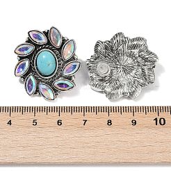 Alloy Synthetic Turquoise Stud Earrings&nbsp;EJEW-U053-02AS