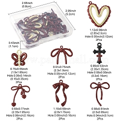 14Pcs 7 Styles Alloy Pendants with Enamel&nbsp;FIND-FS0004-27