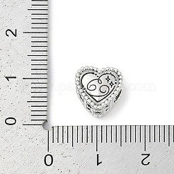 925 Sterling Silver European Beads&nbsp;STER-R005-02AS-04