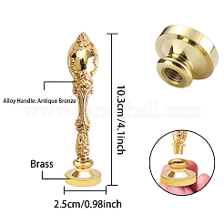 Brass Wax Seal Stamp&nbsp;AJEW-CP0003-617-A
