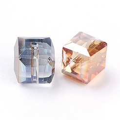 Electorplated Glass Beads&nbsp;EGLA-E006-M2