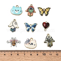 Alloy Enamel Pendants&nbsp;ENAM-XCP0001-50-1