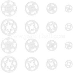80Sets 4 Styles Resin Snap Buttons&nbsp;FIND-CY0001-44