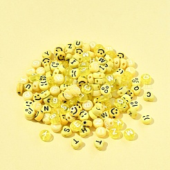 200Pcs Opaque Acrylic Beads&nbsp;MACR-FS0001-87