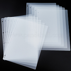 A4 PP Plastic Binder Dividers&nbsp;DIY-WH0308-509B