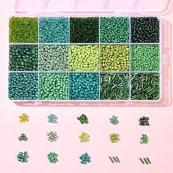 15 Styles Glass Seed Beads&nbsp;SEED-FS0001-29