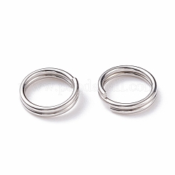 Non-Tarnish 304 Stainless Steel Split Rings&nbsp;STAS-K155-07P