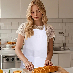 Blank Polyester Sleeveless Apron&nbsp;AJEW-WH20020-207