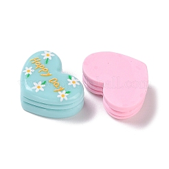 Macaron Color Opaque Resin Cabochons&nbsp;RESI-K027-31