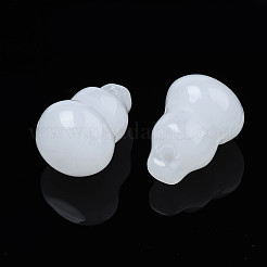 Imitation Jade Glass Pendants&nbsp;GLAA-S054-18B