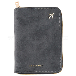 Imitation Leather Zipper Passport Cover&nbsp;ABAG-WH20005-71A