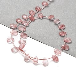 Cherry Quartz Glass Beads Strands&nbsp;G-Q167-A02-01